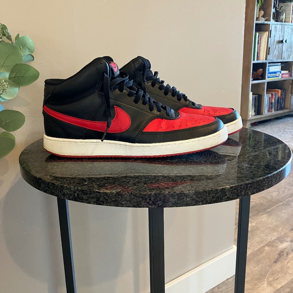 Nike court vision mid bred